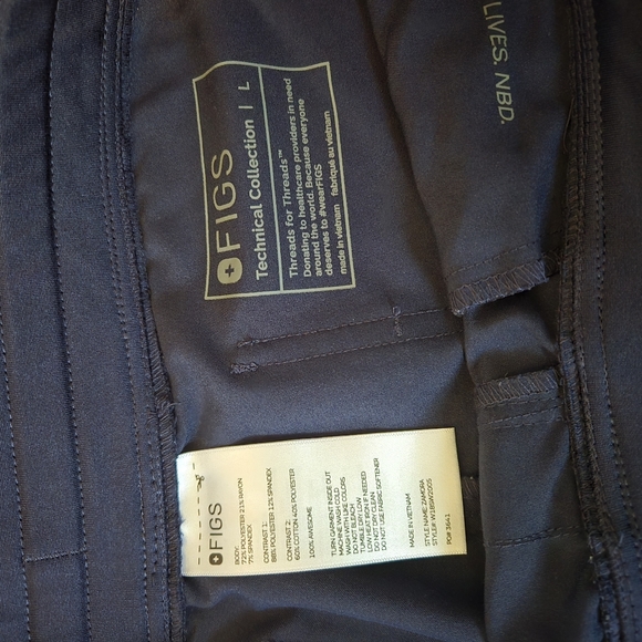 Figs navy blue scrub pant - Picture 2 of 4